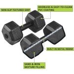Yaheetech 2x8kg Dumbbells Set for Home Gym