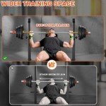 Fostoy 770lbs Adjustable Weight Bench Set