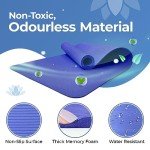 Non-Slip 15MM Yoga Mat with Carry Strap