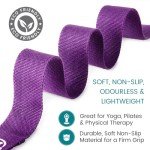 Adjustable Extra Long Yoga Strap - Purple 2.5m