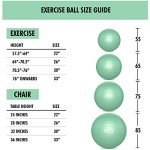 Mode33 Extra Thick Anti-Burst Yoga Ball with Pump