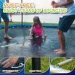 CalmMax 10FT Trampoline with Enclosure Net and Ladder