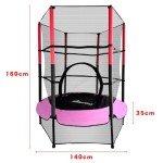 GALACTICA Mini Trampoline | 4.5FT - Pink