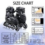 Adjustable Light-Up Inline Skates for All Ages