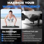 Foldable Pilates Board with Automatic Ab Roller