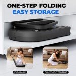 Foldable Pilates Board with Automatic Ab Roller