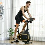 SPORTNOW Magnetic Indoor Exercise Bike for Home
