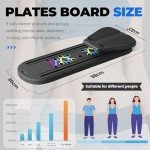 Foldable Pilates Board with Automatic Ab Roller