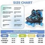 Light-Up Adjustable Roller Skates for Kids