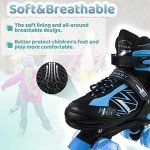 Light-Up Adjustable Roller Skates for Kids