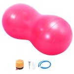 Trintion Anti-Burst Peanut Exercise Ball with Pump