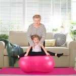 Trintion Anti-Burst Peanut Exercise Ball with Pump