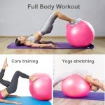 Trintion Anti-Burst Peanut Exercise Ball with Pump