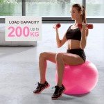 Trintion Anti-Burst Peanut Exercise Ball with Pump