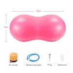 Trintion Anti-Burst Peanut Exercise Ball with Pump