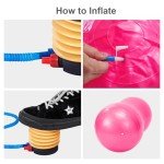 Trintion Anti-Burst Peanut Exercise Ball with Pump