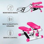 Lions Mini Stepper Machine with Resistance Bands