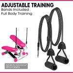 Lions Mini Stepper Machine with Resistance Bands