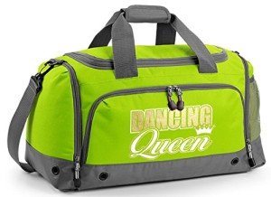 Dancing Queen Lime Green Dance Gym Bag