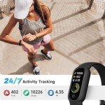 TOOBUR Waterproof Fitness Tracker Watch for All Sports