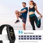 TOOBUR Waterproof Fitness Tracker Watch for All Sports