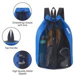 WANDF Mesh Swim Bag with Drawstring Closure