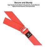 Soft Cotton Yoga Strap with D-Ring Buckle