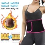 Adjustable Waist Trainer Sweat Belt for Weight Loss