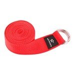 Soft Cotton Yoga Strap with D-Ring Buckle