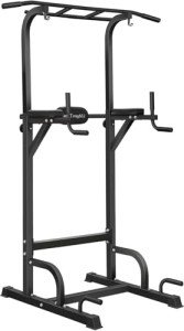 Adjustable Power Tower Dip Station for Home Gym