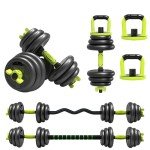 Strongway® 6-in-1 Adjustable Dumbbell and Barbell Set