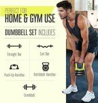 Strongway® 6-in-1 Adjustable Dumbbell and Barbell Set