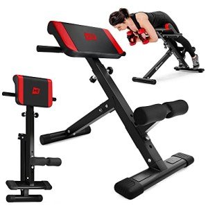 Foldable Roman Chair for Back and Abs Training