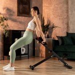 Foldable Roman Chair for Back and Abs Training