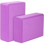 Yoga Blocks 2 Pack - Eco-Friendly Foam Bricks