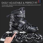Adjustable Inline Skates for Teens and Adults