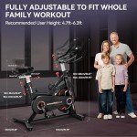 Wenoker Magnetic Resistance Exercise Bike for Home