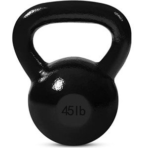 JFIT 45-Pound Cast Iron Kettlebell Weights