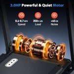 Compact Auto Incline Treadmill with Smart Features