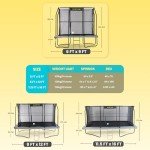 Jumpking 6ft x 9ft Rectangular Pro Trampoline