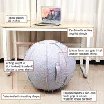 Yoga Ball Chair with Handle - 65CM Fitness Ball