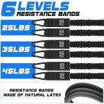 Pilates Bar Kit with Heavy Resistance Bands