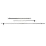 VIAVITO 5ft Chrome Barbell with Spinlock Collars