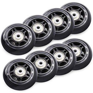 TOBWOLF 8-Pack Inline Skate Wheels with Bearings
