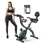 MERACH 4-in-1 Foldable Exercise Bike with APP
