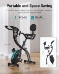 MERACH 4-in-1 Foldable Exercise Bike with APP