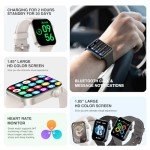 Fitness Smartwatch with Call Function & Heart Monitor