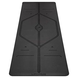 Liforme XL Yoga Mat with Free Bag - Black