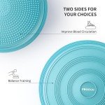 Wobble Cushion Balance Board with Pump - Black