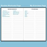 Fitness Planner for Daily Workout & Progress Tracking